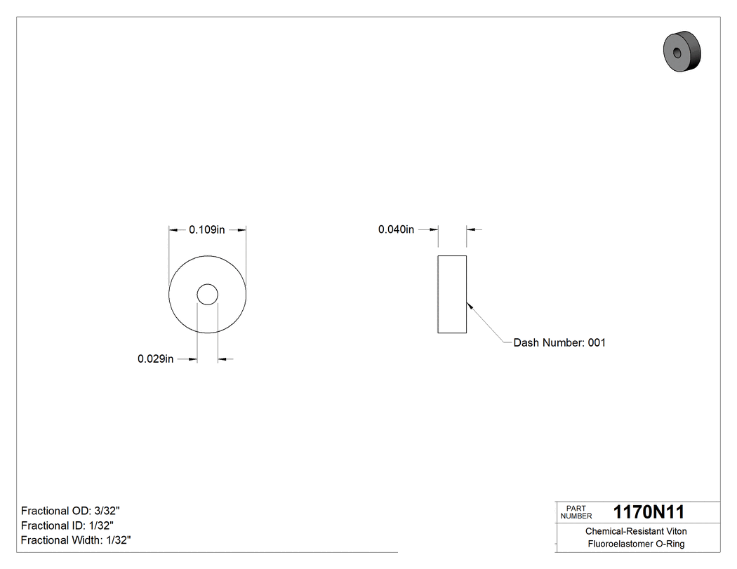 Technical drawing - 1170N11
